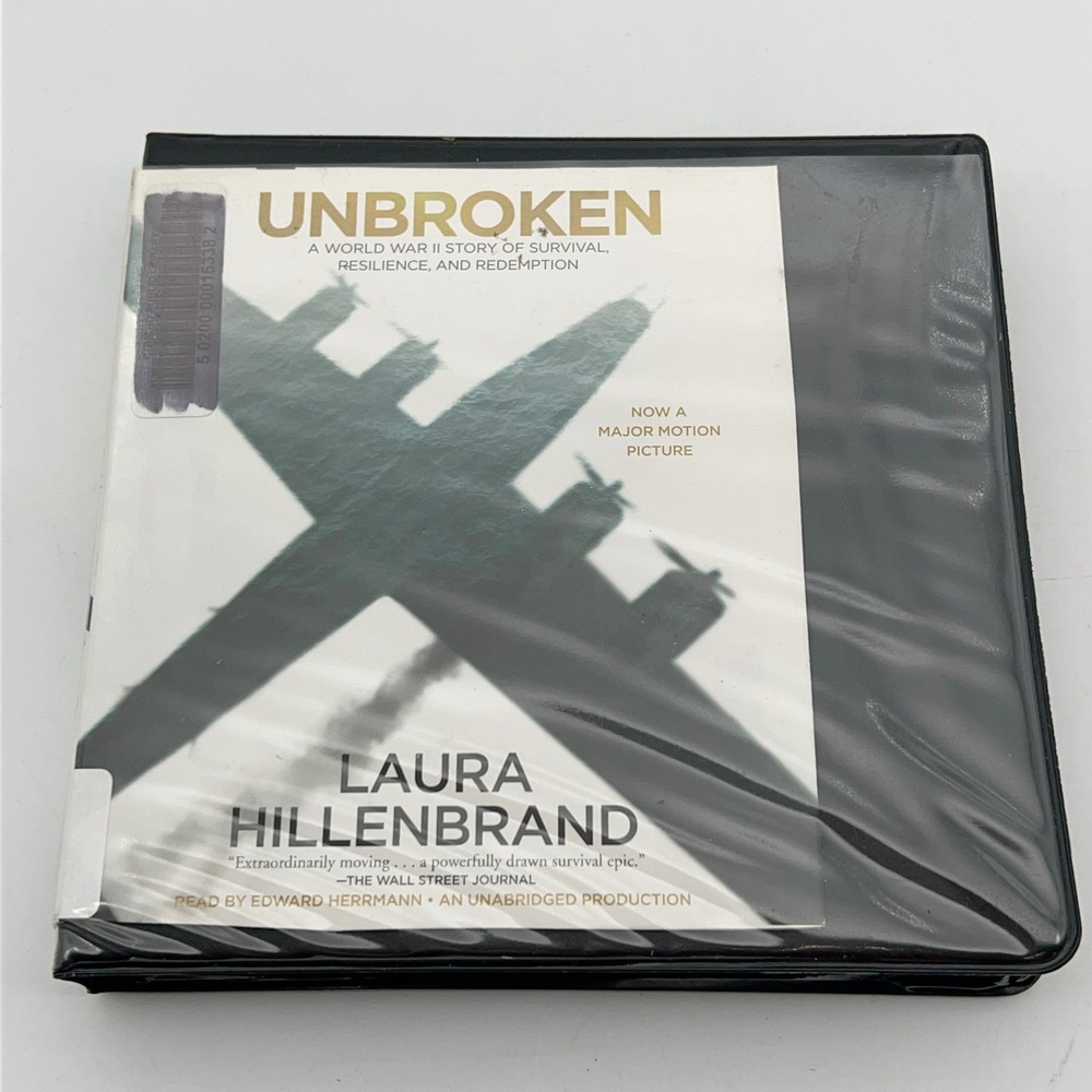 Unbroken Laura Hillenbrand Audiobook 11 CD Set Unabridged Edward‎ Herrmann WWII